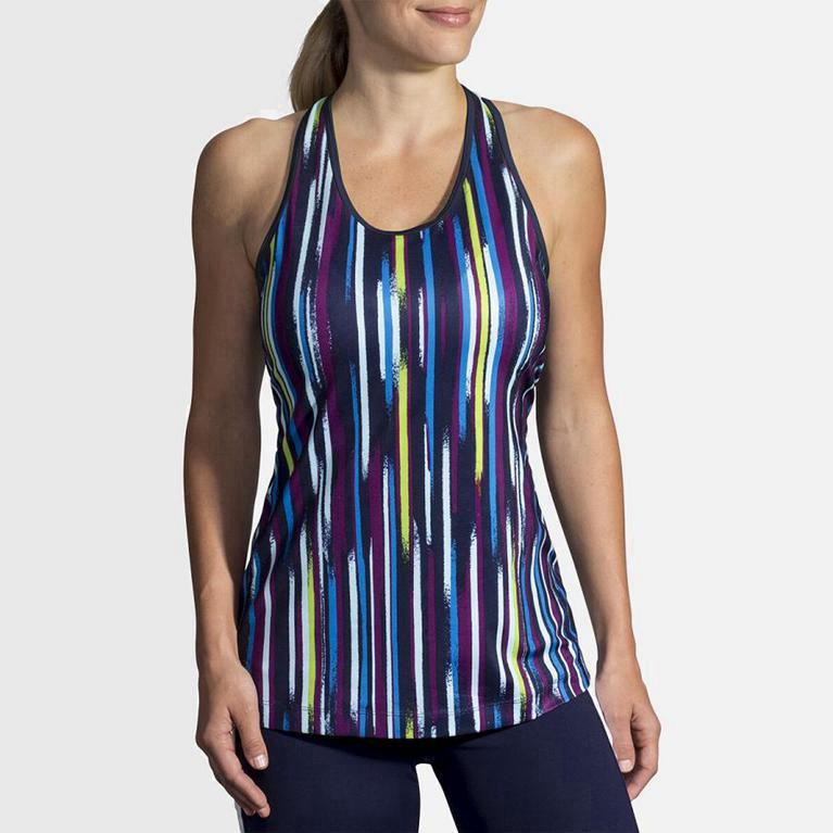 Brooks Pick-Up Mujer Camiseta Sin Mangas - Multicolor (9415ZBMLV)